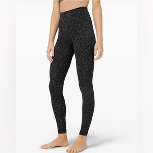 Lululemon Align High-Rise Pant 28” Wild Thing Camo Deep Coal Multi